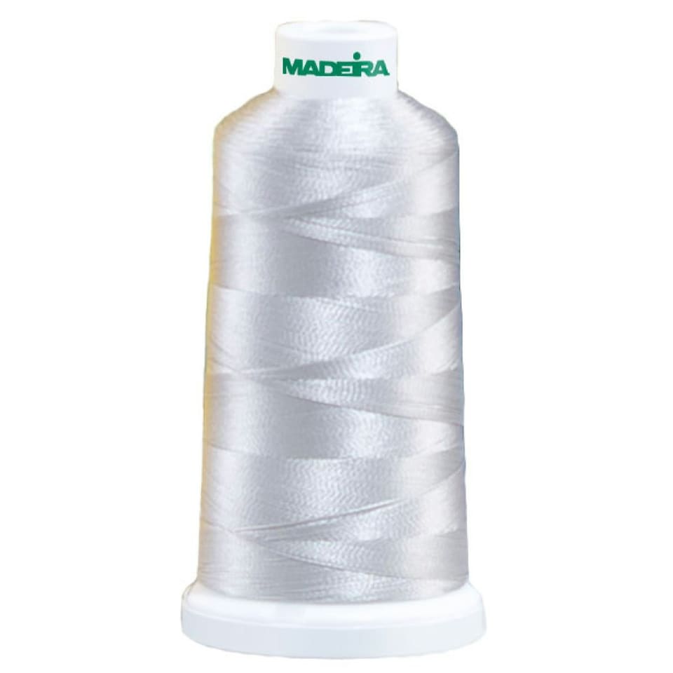 Madeira Classic Viscose Thread - White - One Size