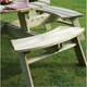 image 3 of Deluxe Round Picnic Garden Table