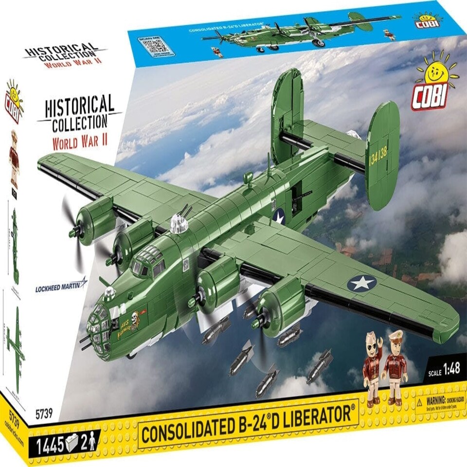 image 1 of Consolidated B-24 D Liberator brick plane model - COBI 5739 - 1445 bricks