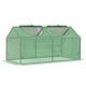 image 1 of Outsunny Greenhouse Plants Foil Tomato Vegetable House W/ 2 Windows White