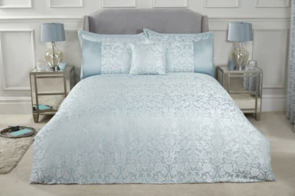 image 1 of Harrow Duvet Single Bed Duck Egg