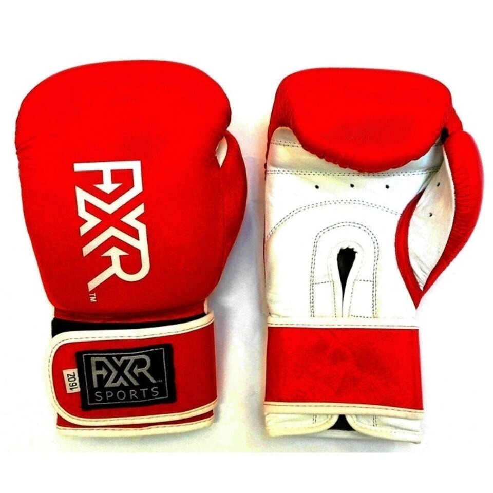 Red Leather Boxing Gloves Red | 12oz