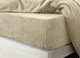 image 1 of Velosso Teddy Fleece Warm and Cosy Fitted Sheet | Brown | Taupe | Single