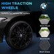 image 9 of AIYAPLAY BMW M4 Licensed Electric Car for Kids, 12V Kids Electric Ride on with Remote Control, Suspension, Music, Horn, LED Lights, for Ages 3-5 Years, Black