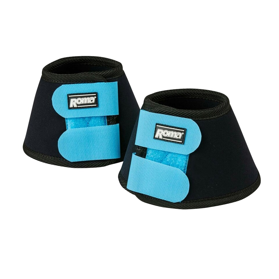Roma Neoprene Bell Boots II - Black/Blue - Pony