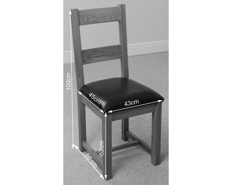 image 1 of Oslo 180 x 90 cm Large Oak Dining Table and 6 Lincoln Chairs | Brown | Brown