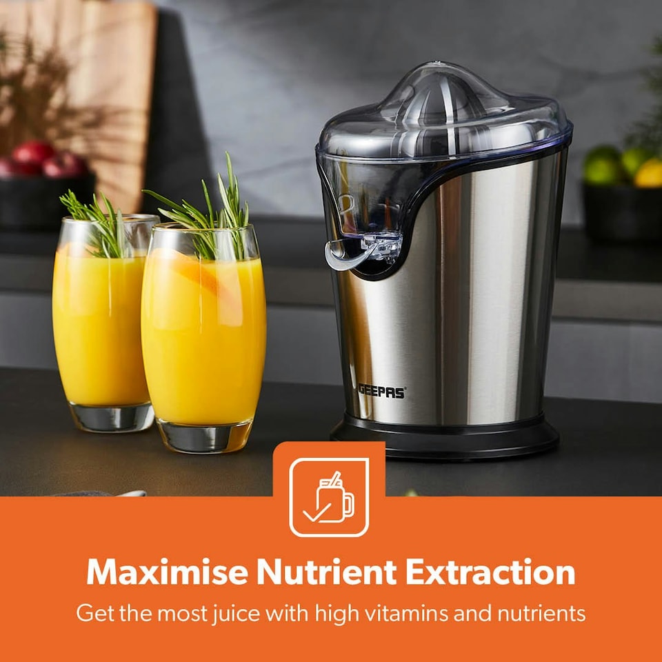 image 1 of GEEPAS 100W Citrus Juicer Electric Orange Juicer