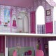 image 8 of Oypla Childrens Kids Wooden Dolls House Playset with 9pcs Furniture and Accessories