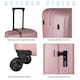 image 3 of 4 Pieces Premium Suitcase Set | Vanity + Cabin + Expandable Check-In