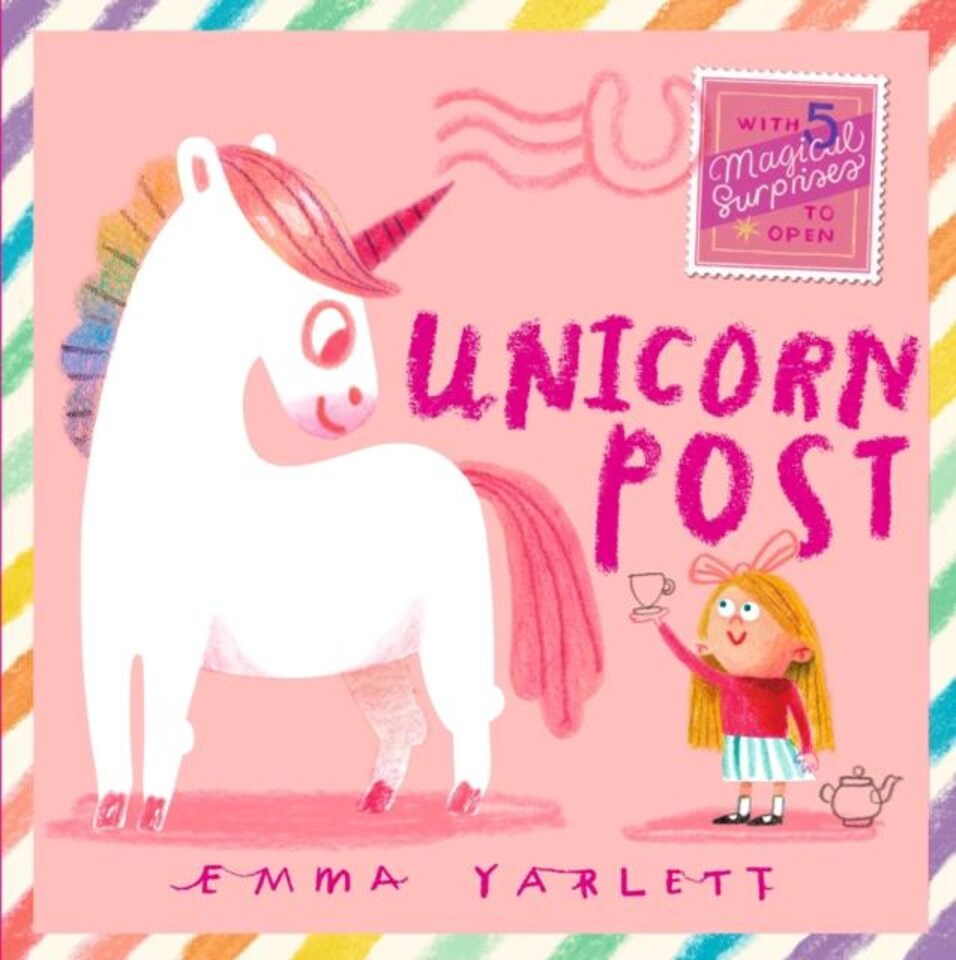 Unicorn Post Hardback Book