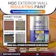 image 3 of HQC Exterior Wall Insulating Paint - Weatherproof, Heat Reflecting & Energy Saving - Light Yellow - 5L