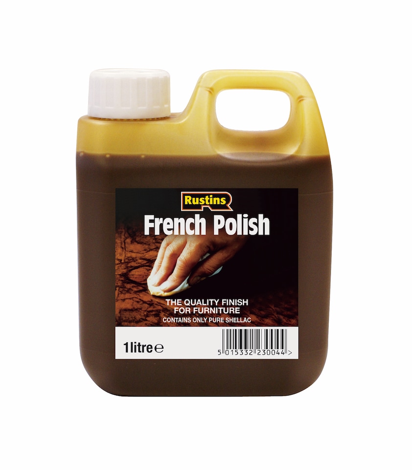 image 1 of Rustins French Polish Pure Shellac Quality Finish for Furniture 1L | Clear | 1l | 1