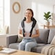 image 8 of HOMCOM Cordless Neck Massager with Heat, 4D Shiatsu Shoulder Massager