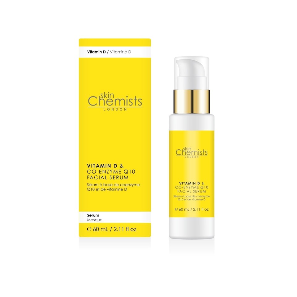 image 1 of skinChemists Vitamin D Co-Enzyme Q10 & Vitamin D Anti-Ageing Serum 50ml x 2 Duo Set for Fine Lines and Firmness