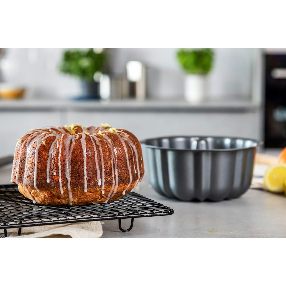 image 1 of Instant Pot Fluted Cake Pan Grey 1.2L