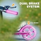 image 5 of AIYAPLAY Scooter for Kids, Folding Kick Scooter w/ Adjustable Handle, Pink