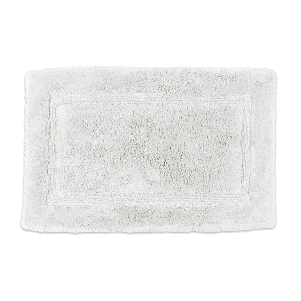 image 1 of Marlborough Bamboo Cotton Bath Mat - White