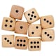 image 2 of Pack of 10 25mm Wooden Dice by Clever Kidz