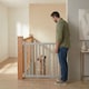 image 8 of Safetots Top of The Stairs Screw Fitted Stair Gate, Grey Wooden, 63.5cm - 105.5cm, Wood Baby Gate, Stylish Safety Gate | Grey | 1