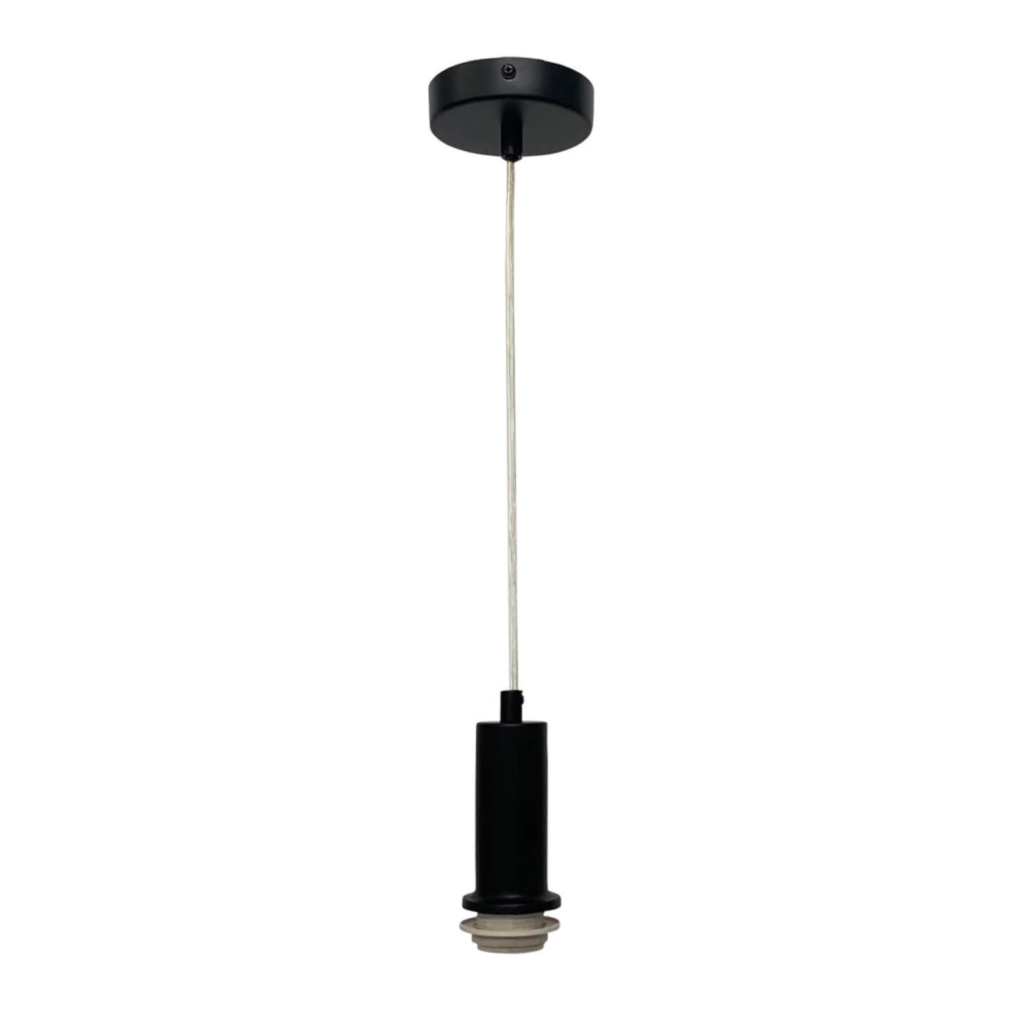 First Choice Lighting Celine Black Ceiling Pendant Flex Suspension Kit for Easy Fit Shades