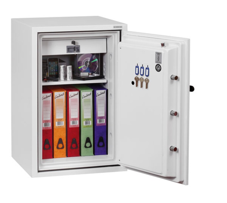 image 1 of Phoenix Fire Fighter FS0442K Size 2 Fire Safe with Key Lock