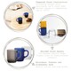 image 2 of Duralex Versailles Glass Coffee Mugs - 260ml - Saphir - Pack of 6 Blue