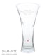 image 2 of Personalised Large Hand Cut Ruby Diamante Heart Vase Clear