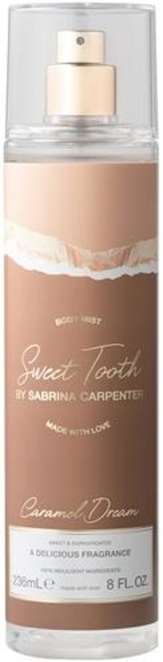 image 1 of Sabrina Carpenter Caramel Dream Womens Body Mist 236ml Fragrance | Multi | Orange | Regular Size