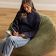 image 6 of Kingston Classic Beanbag Corduroy Sage Green Set of 2 | Green | Green | 2