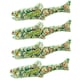 image 1 of 4PK Yeowww Interactive Catnip Pollock Fish Cat Toy Play Toy Cat Gift