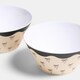 image 7 of OHS Summer Print Plastic Picnic Bowls Set of 4 Lightweight Outdoor
