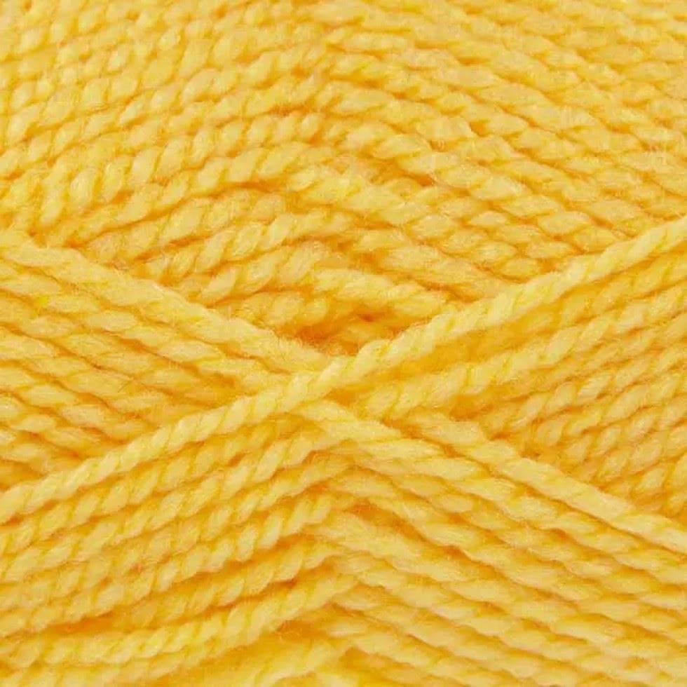 King Cole Yellow Big Value Chunky Yarn (Value Pack 12 x 100g Balls) For Crochet, Knitting - 152m per ball