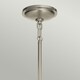 image 3 of Kichler Tollis Globe Pendant Ceiling Light Brushed Nickel & White