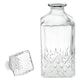 image 8 of 1L Round Glass Whisky Whiskey Decanter Cut Look Carafe Bar Spirits Brandy Sherry
