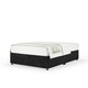 image 1 of Signature Platinum 2000 Pocket Sprung Black Naples Velvet Divan Set King Size