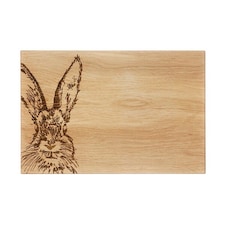 The Just Slate Company Hare 30cm Oak Serving Board
