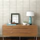 image 2 of NuWallpaper NU2238 Mid-Century Brick Peel & Stick Wallpaper, White Multi