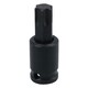 image 4 of T55 Male Torx Star Impact Impacted Shallow Short Bit Socket 3/8in drive