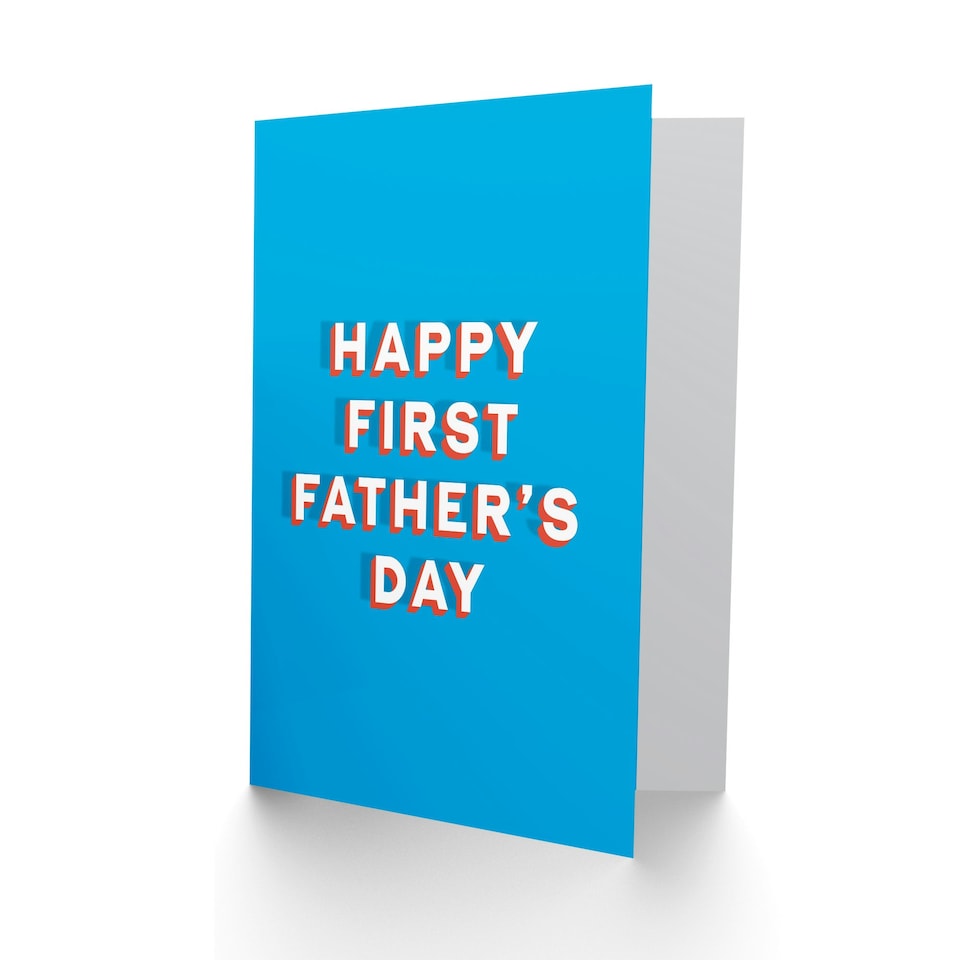 image 1 of First Sincere Loving Thoughtful Fathers Day Dad Card