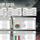 image 2 of A1 Rugby Nations 2025 Fixture Wall Chart