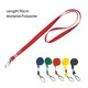 image 1 of Pack of 100 Yellow Lanyards with Swivel Lobster Claw Clasp Clips