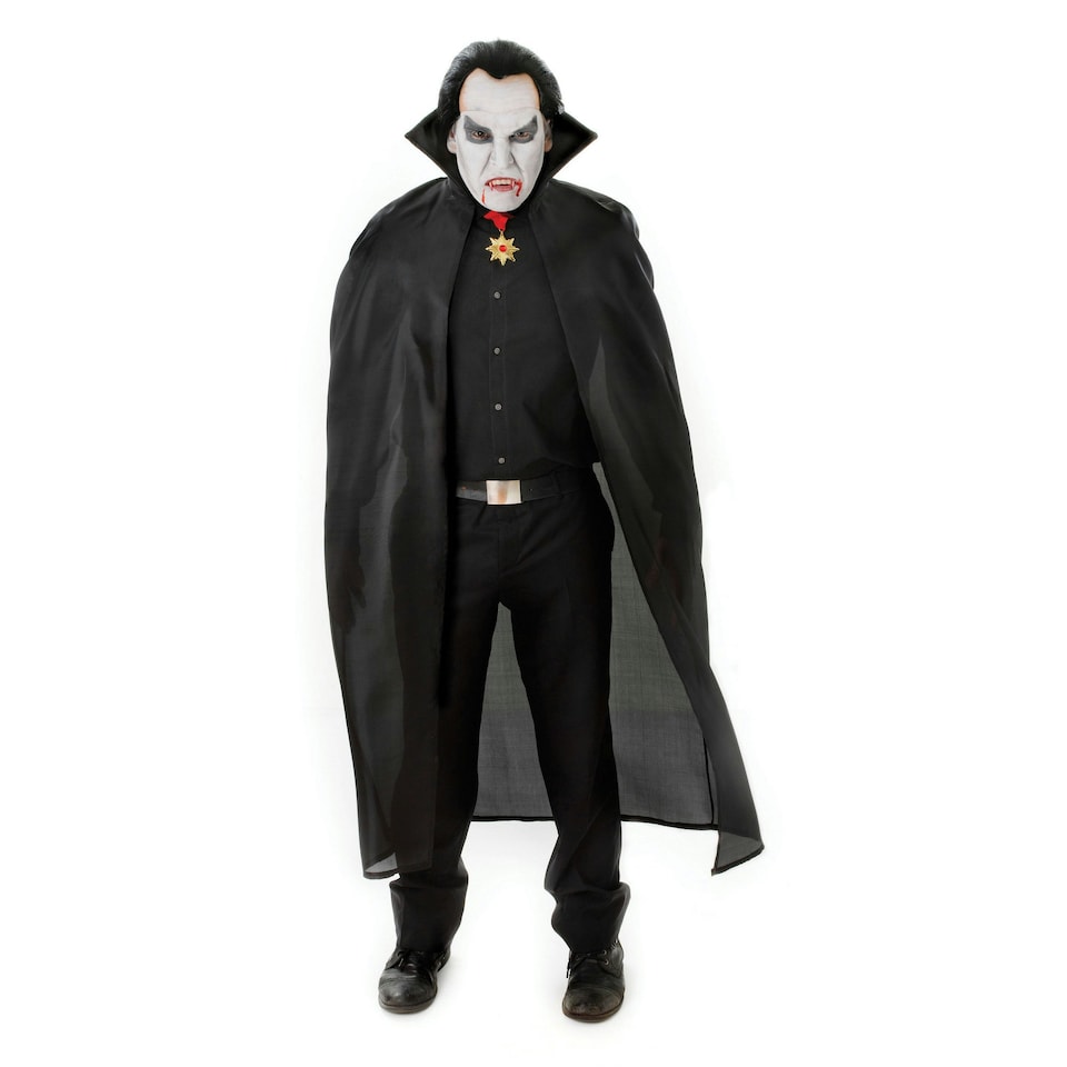 Bristol Novelty Unisex Adults Dracula Cape - Black - One Size One Size