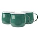image 1 of Argon Tableware Coloured Enamel Belly Mugs - 375ml - Green - Pack of 6 Green