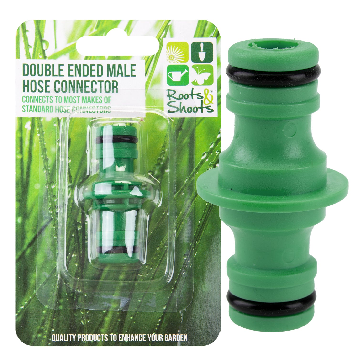 VFM e-Store Half Inch Male Hose Adaptor Gardening Tools Accessories, Garden Work in Green