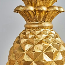 ValueLights Contemporary Pineapple Design Gold Effect Table Lamp Base