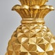 image 1 of ValueLights Contemporary Pineapple Design Gold Effect Table Lamp Base