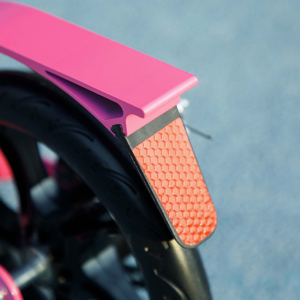 image 1 of AIYAPLAY Kids Scooter for Ages 6-12 Years, Foldable Kick Scooter with 4 Levels, Adjustable Handlebar, Dual Brake System, 200mm Wheels, ABEC-7 Bearings | Pink | Pink