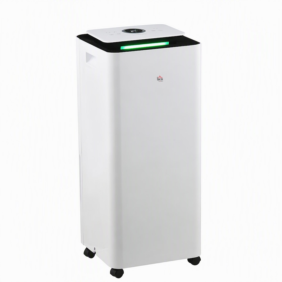 image 1 of HOMCOM 16L/Day Protable Quiet Air Dehumidifier with Purifier, Timer, 5 Modes