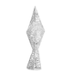 image 2 of Living and Home Wrought Iron Christmas Tree Topper Star Ornament  - Silver 25*35cm