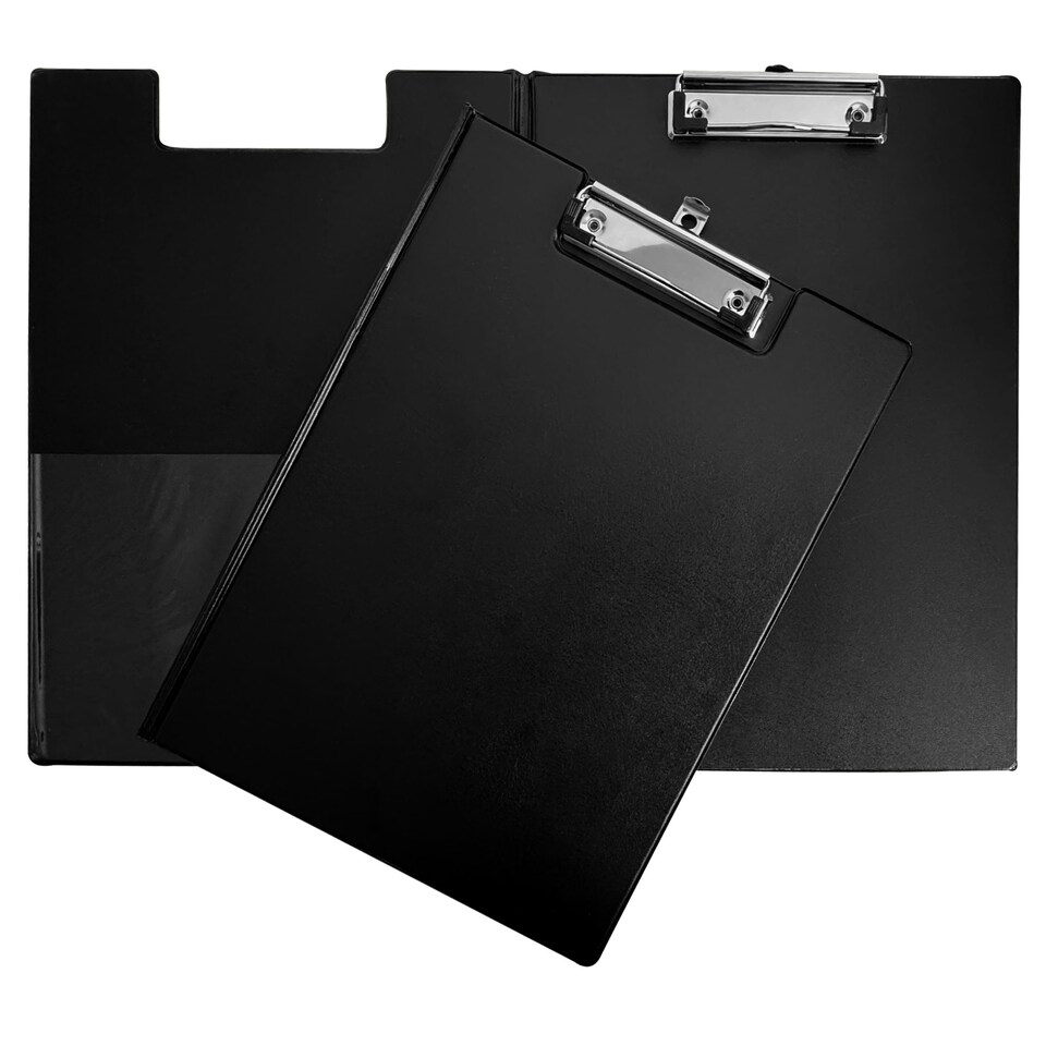 image 1 of Janrax A4 Black Foldover Clipboard